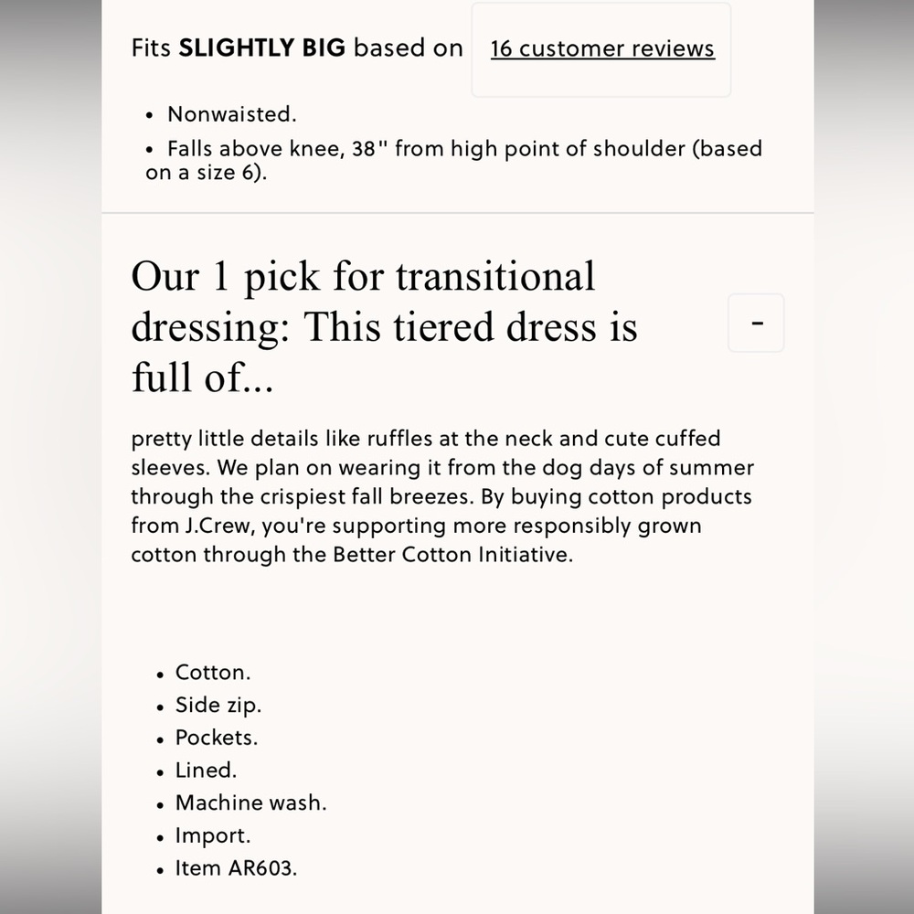 Sz large NWT J. Crew ruffle tiered popover dress black - Picture 15 of 16